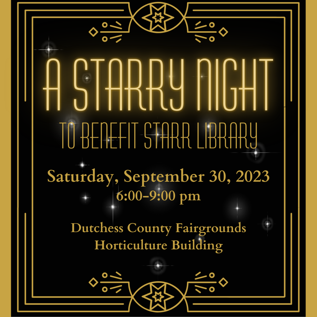 All ages event, Starry Night Benefit, September 30, Click to buy tickets or sponsor