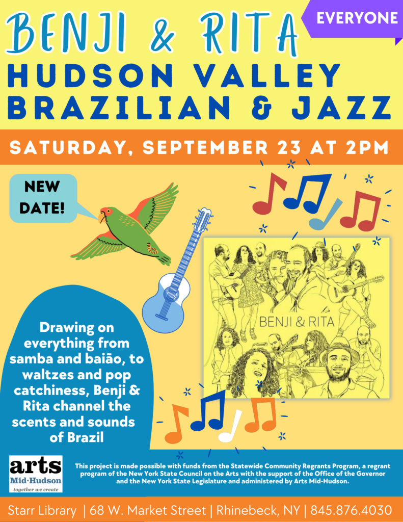 all ages event. Hudson Valley Brazilian mass with benji and Rita. saturday, September 23. click to visit the calendar for more information