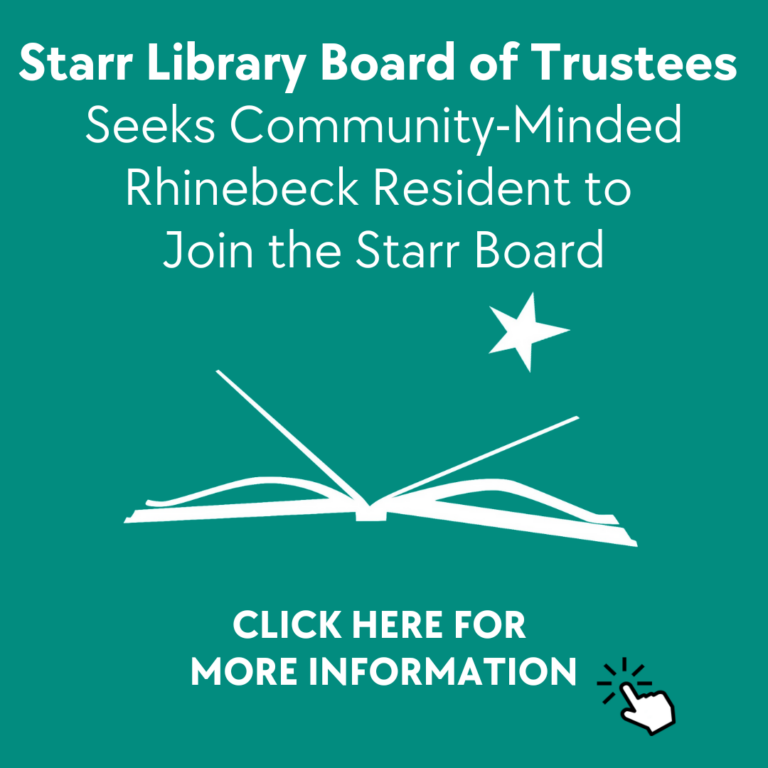 Starr board seeks a new trustee. Click for more information