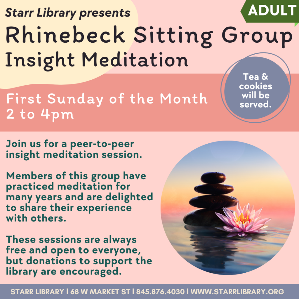 Rhinebeck sitting group insight meditation