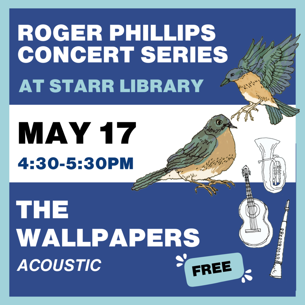 Roger phillips concert series presents the wallpapers.- may 17 at 4:30pm