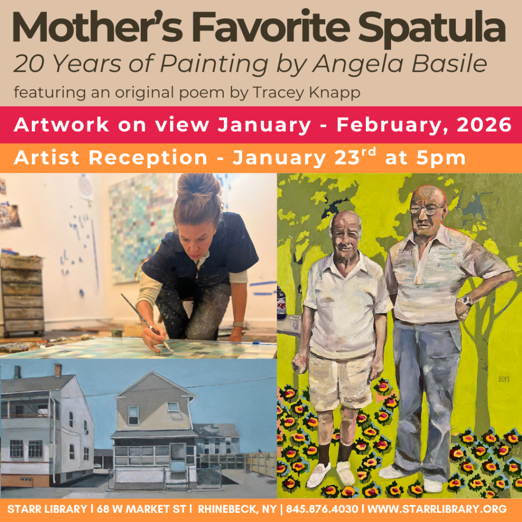 Angela basile art reception, January 23 at 5pm